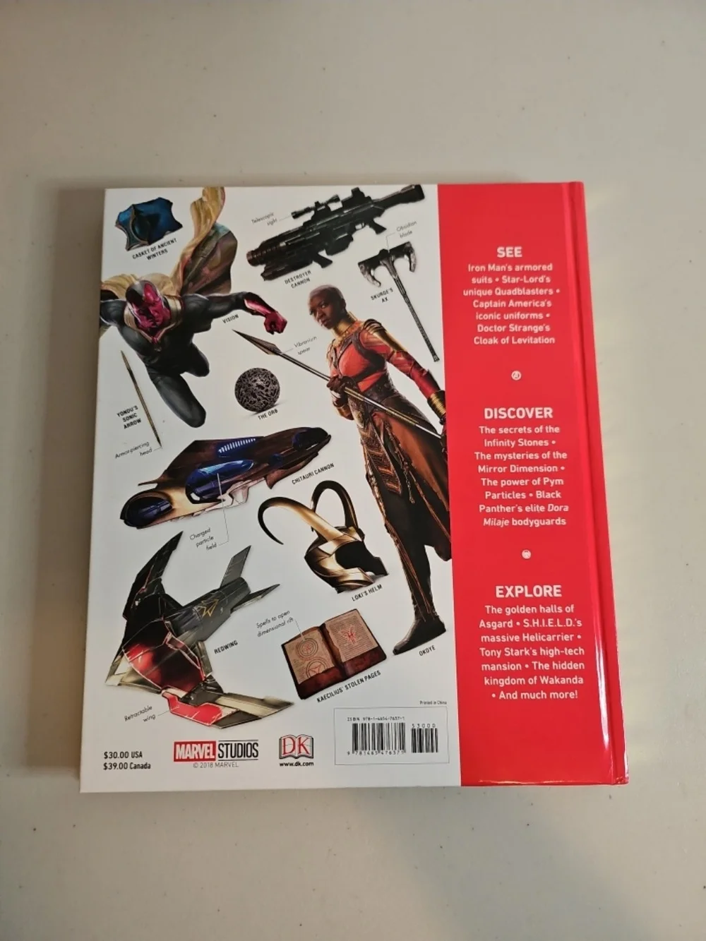 Marvel Studios Visual Dictionary Hardback Book